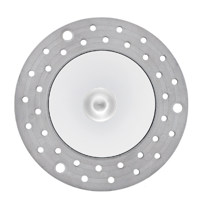 Elco Lighting E1L61NF27W 1" Trimless Round Recessed Oak™ Downlight, Beam Angle 28° Color Temperature 2700K, All White