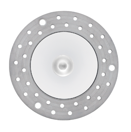 Elco Lighting E1L61NF27B 1" Trimless Round Recessed Oak™ Downlight, Beam Angle 28°, Color Temperature 2700K, All Black