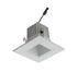 Square white LED baffle light engine with ribbed interior, suitable for ELCO 2" recessed fixtures, wire connector attached.