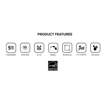 ELCO Lighting E219C1835W 11W 2" Square LED High-Lumen Adjustable Light Engine 3500K, 1140lm