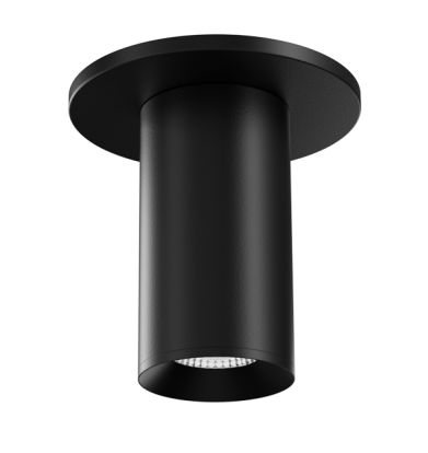 Elco Lighting E25FB-0940 2" Koto Sylo™, Surface Mount, All Black, 950 lm, Color Temperature 4000K, 38º lens Beam Angle