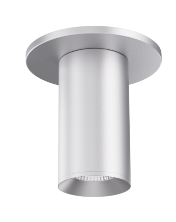 Elco Lighting E25FS-1130 2" Koto Sylo™ Surface Mount, 1150 lm, Color Temperature 3000K, 38º lens Beam Angle, All Silver