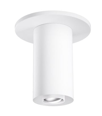 Elco Lighting E25FW-0735-FC 2″ Sylo™ Surface Mount with Koto™ Focus Module, 830 lm, Color Temperature 3500K, 18º - 50º Adjustable Beam Angle, All White
