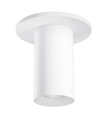 Elco Lighting E25FW-0730 2" Koto Sylo™, Surface Mount, All White, 750 lm, 3000K, 38º lens Beam Angle
