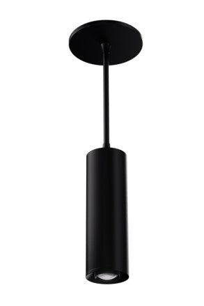 Elco Lighting E25PB-0730-FC 2″ Sylo™ Pendant with Koto™ Focus Module, Lumens 800 lm, Color Temperature 3000K, Adjustable Beam Angle 18º-50º, All Black Finish