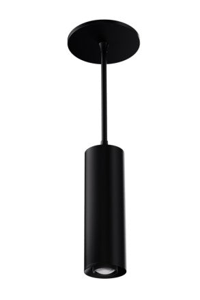 Elco Lighting E25PB-07SD-FC 2″ Sylo™ Pendant with Koto™ Focus Module, Lumens 720 lm, Color Temperature SunsetK, Adjustable Beam Angle 18º-50º, All Black Finish