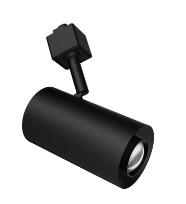 Elco Lighting E25TB-07SD-FC 2″ Sylo™ Track Head with Koto™ Focus Module, Lumens 720 lm, Color Temperature SunsetK, Adjustable Beam Angle 18°-50°, All Black Finish