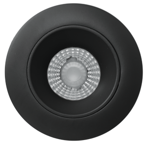 ELCO Lighting E2L10F35BB Teak System Contemporary All Black LED 2 Inch Recessed Lighting Round Reflector 120V 3500K