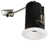 ELCO Lighting E2L10F30BB Teak System Contemporary All Black LED 2 Inch Recessed Lighting Round Reflector 120V 3000K
