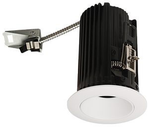 ELCO Lighting E2L10FXXBB Teak System Contemporary All Black LED 2 Inch Recessed Lighting Round Reflector 120V- BuyRite Electric