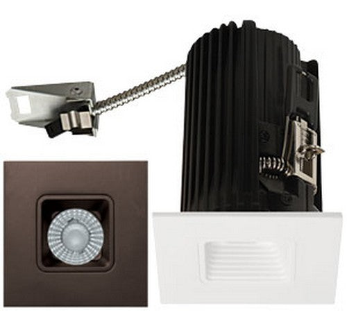 ELCO Lighting E2L15FXXBZ Teak System Contemporary Bronze LED 2 Inch Recessed Lighting Square Baffle 120V - BuyRite Electric