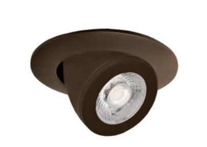 ELCO Lighting E2L97F35BZ 2 Inches Round Pull-Down Teak LED Light Engine, 3500K Color Temperature, 38° Beam Angle All Bronze Finish