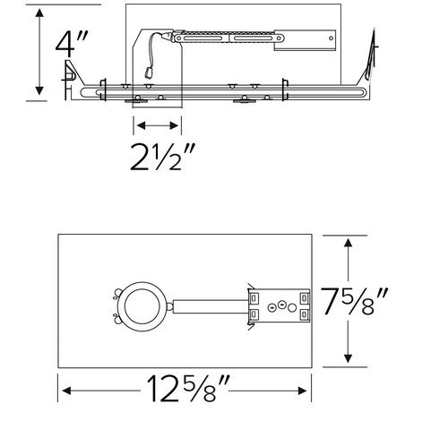 ELCO Lighting E2LC106ICA 9W 2" IC Airtight New Construction Housing