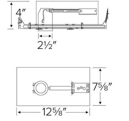 ELCO Lighting E2LC106ICA 9W 2" IC Airtight New Construction Housing
