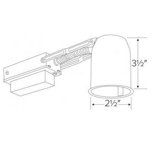ELCO Lighting E2LC175RICA 9W 2" IC Airtight Remodel Housing