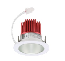 Elco Lighting E310C0827H2 3" LED Light Engine with Reflector Trim, Color Temperature 2700K, Haze w/White Ring Finish