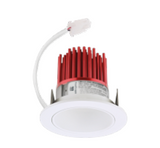 Elco Lighting E310C0830W2 3 Inches LED Light Engine with Reflector Trim, Color Temperature 3000K, All White Finish