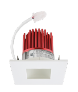 Elco Lighting E315C0830W2 3 Inches Square Pinhole Light Engine, Color Temperature 3000K, All White Finish