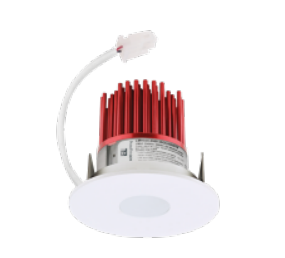 Elco Lighting E329C0827W2 3 Inches LED Light Engine with Pinhole Trim, Color Temperature 2700K, All White Finish