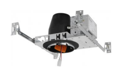 Elco Lighting E3LC08D2 3 Inches Non-IC Airtight Single Wall Housing with Driver, Voltage 120/277V, Dimming Triac/ELV/0-10V