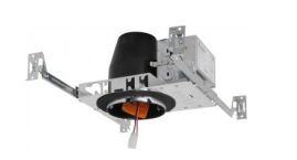 Elco Lighting E3LC10D2 3 Inches Non-IC Airtight Single Wall Housing with Driver, Voltage 120/277V, Dimming Triac/ELV/0-10V