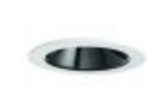 Elco Lighting E410C0830B2 4 Inches LED Light Engine with Reflector Trim, Color Temperature 3000K, Black w/White Ring Finish