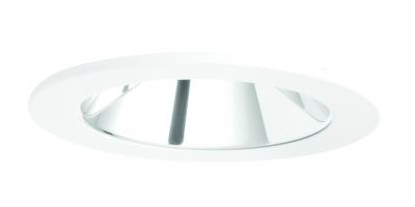 Elco Lighting E410C0840C2 4 Inches LED Light Engine with Reflector Trim, Color Temperature 4000K, Chrome w/White Ring Finish