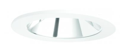 Elco Lighting E410C1227C2 4 Inches LED Light Engine with Reflector Trim, Color Temperature 2700K, Chrome w/White Ring Finish