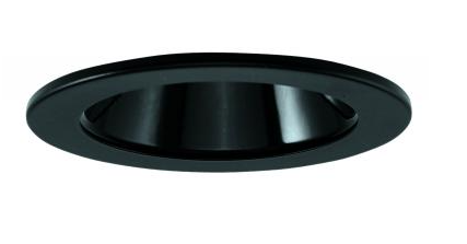 Elco Lighting E410C1230BB2 4 Inches LED Light Engine with Reflector Trim, Color Temperature 3000K, All Black Finish