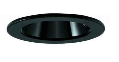 Elco Lighting E410C1230BB2 4 Inches LED Light Engine with Reflector Trim, Color Temperature 3000K, All Black Finish