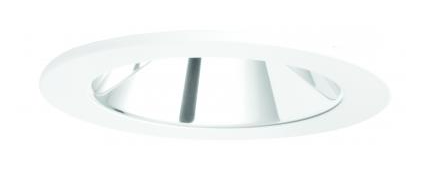 Elco Lighting E410C1230C2 4 Inches LED Light Engine with Reflector Trim, Color Temperature 3000K, Chrome w/White Ring Finish