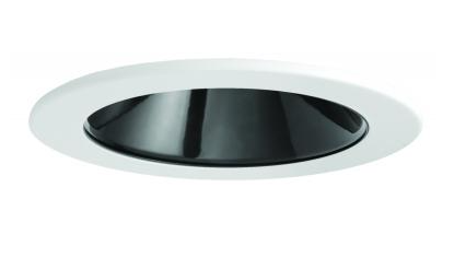Elco Lighting E410C1230MB2 4 Inches LED Light Engine with Reflector Trim, Color Temperature 3000K, Matte Black w/White Ring Finish