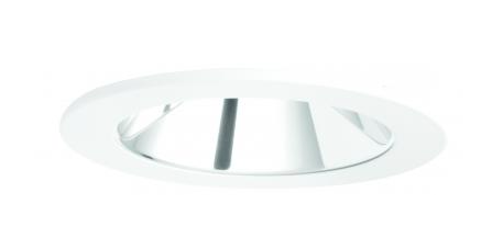 Elco Lighting E410C1235C2 4 Inches LED Light Engine with Reflector Trim, Color Temperature 3500K, Chrome w/White Ring Finish