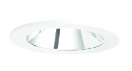 Elco Lighting E410C1630C2 4 Inches LED Light Engine with Reflector Trim, Color Temperature 3000K, Chrome w/White Ring Finish