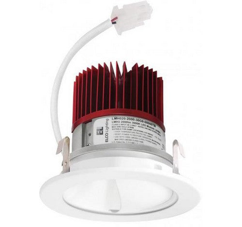 ELCO Lighting E411C08 Cedar System Modern LED 4 inch Recessed Lighting Light Engine with Wall Wash Reflector Trim - 850 Lumens 120V- BuyRite Electric