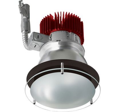 ELCO Lighting E412L1227B LED 4" Drop Glass LED Recessed Lighting Light Engine Black Finish 2700K 1250 Lumens