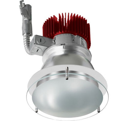 ELCO Lighting E412L12SDH LED 4" Drop Glass LED Recessed Lighting Light Engine Haze Finish Sunset 1250 Lumens