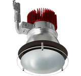 ELCO Lighting E412L2040HW 4 Inch LED Light Engine with Drop Glass Trim Haze with White Ring Finish 4000K 2000 lm