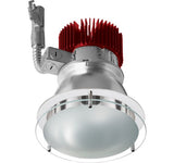 ELCO Lighting E412L2035HW 4 Inch LED Light Engine with Drop Glass Trim Haze with White Ring Finish 3500K 2000 lm