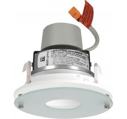 ELCO Lighting E412R08 Cedar System Modern LED 4 inch Recessed Lighting Module & Driver with Drop Glass Trim 120V - BuyRite Electric