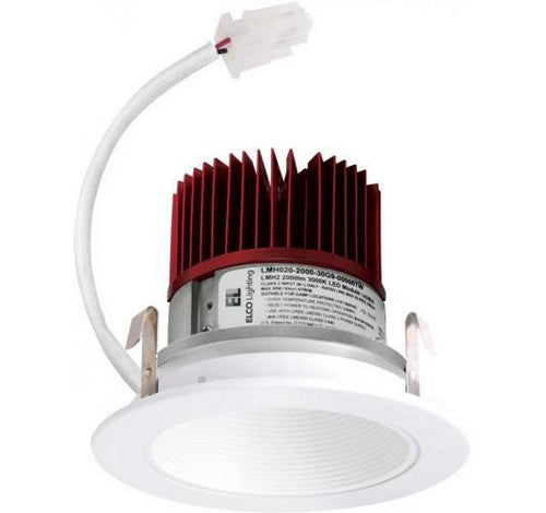 ELCO Lighting E414C12 Cedar System Contemporary LED 4 inch Recessed Lighting Light Engine with Baffle Trim - 1250 Lumens 120V - BuyRite Electric