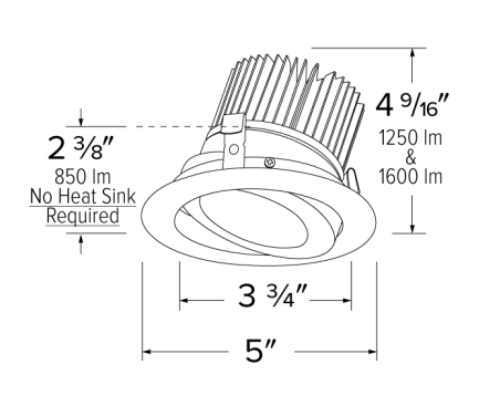 Elco Lighting E418C1227BZ2 4 Inches LED Light Engine with Adjustable Trim, Color Temperature 2700K, All Bronze Finish