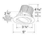 Elco Lighting E418C1240BZ 4" LED Light Engine with Adjustable Trim, Color Temperature 4000K, All Bronze