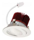 Elco Lighting E418C0827W2 4 Inches LED Light Engine with Adjustable Trim, Color Temperature 2700K, All White Finish