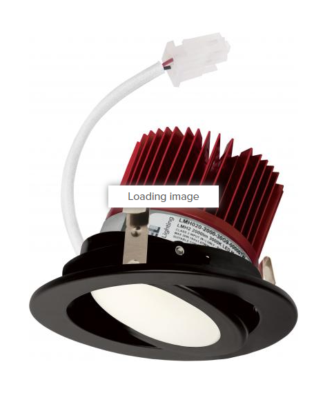 Elco Lighting E418C0835BB2 4 Inches LED Light Engine with Adjustable Trim, Color Temperature 3500K, All Black Finish