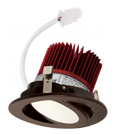 Elco Lighting E418C1227BZ2 4 Inches LED Light Engine with Adjustable Trim, Color Temperature 2700K, All Bronze Finish