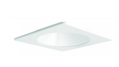 Elco Lighting E420C0835W2 4 Inches LED Light Engine with Square Reflector Trim, Color Temperature 3500K, All White Finish