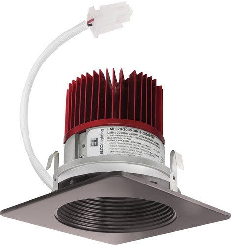 ELCO Lighting E424C 4 Inch LED Light Engine with Square Baffle Trim 1- BuyRite Electric