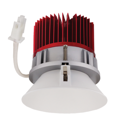 Elco Lighting E430C1230W2 4 Inches LED Light Engine with Trimless Reflector, Color Temperature 3000K, All White Finish