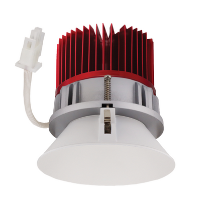 Elco Lighting E430C1627W2 4 Inches LED Light Engine with Trimless Reflector, Color Temperature 2700K, All White Finish